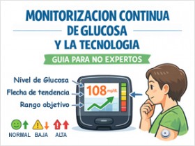 Monitorización continua de glucosa y la tecnología: GUÍA PARA NO EXPERTOS