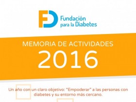 Memoria 2016 de la Fundación para la Diabetes. Infografía