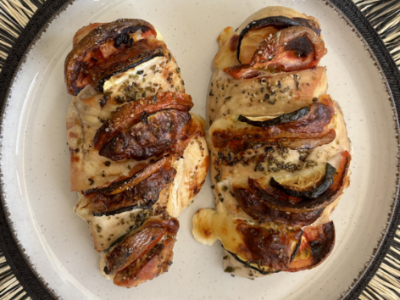 Pollo caprese en airfryer