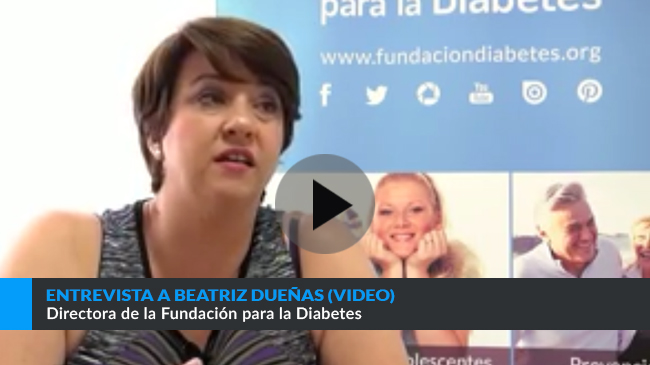 Enlace a entrevista a Beatriz Dueñas, Directora de la Fundación para la Diabetes
