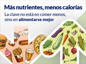 La verdad sobre las calorías: necesitas menos calorías y más nutrientes