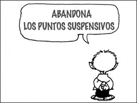Abandona los puntos suspensivos. ¡Decide tu propio reto!