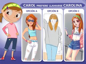 Encuesta Carol prefiere llamarse Carolina