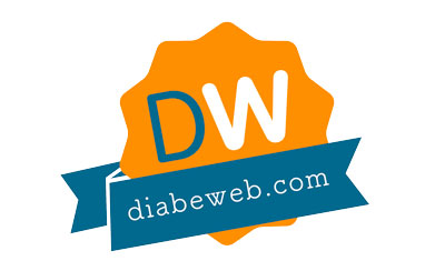 Sello distintivo otorgado por Diabeweb a la página de la Fundación para la Diabetes