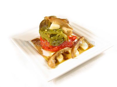 Ensalada de verduras asadas