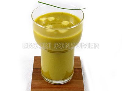 Crema de espinacas y avena