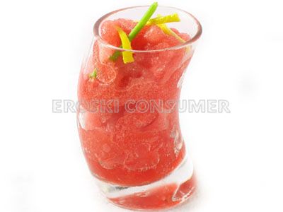 Granizado de sandía y limón