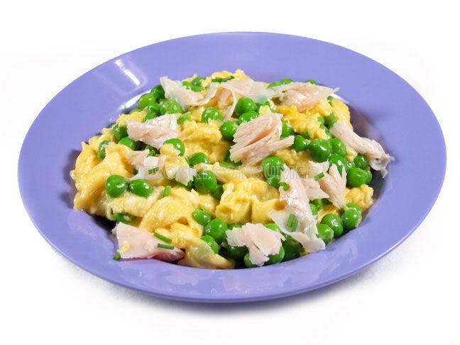 Revuelto con guisantes