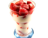 Fresas con leche